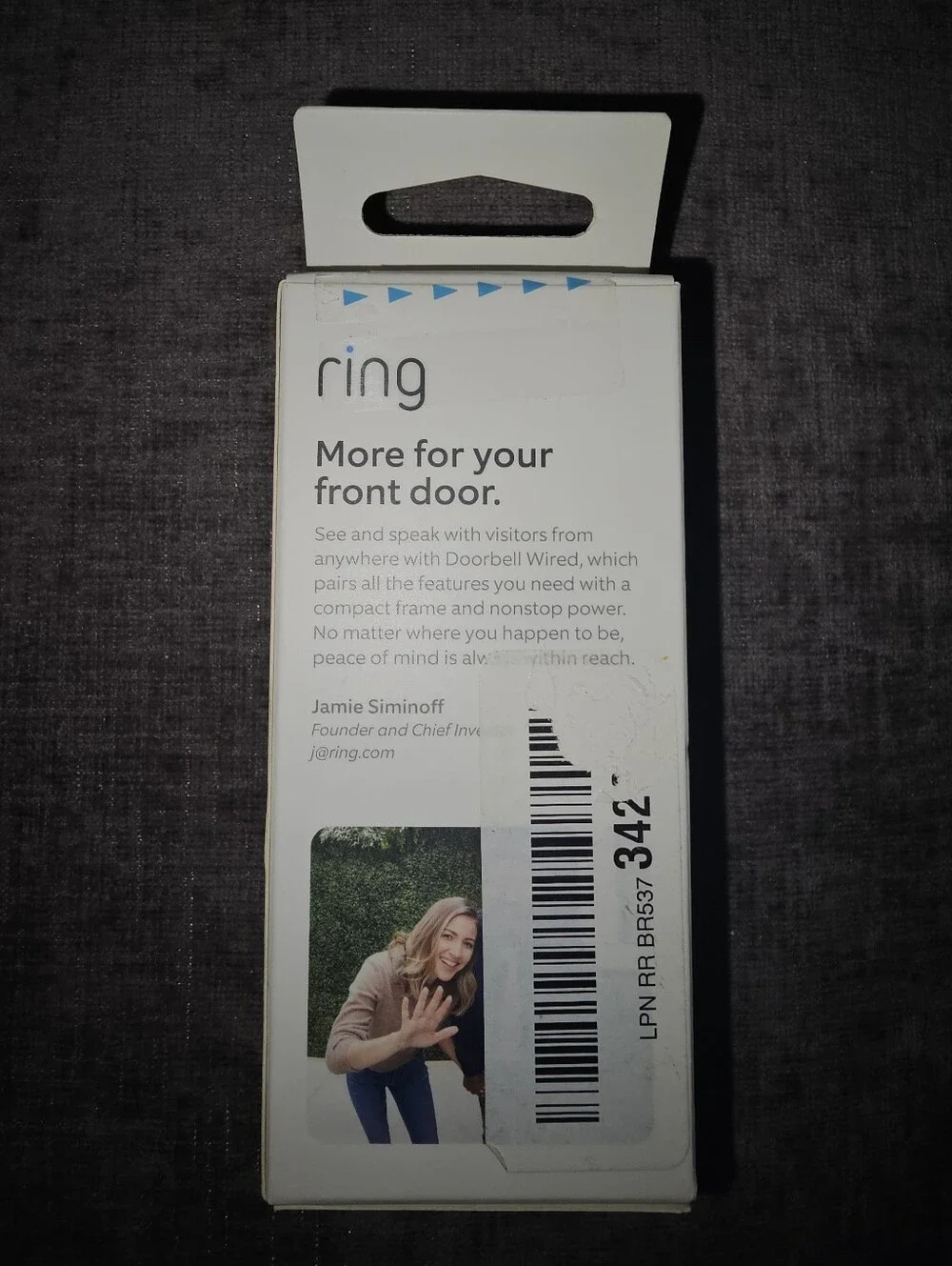 Ring video doorbell